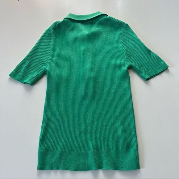 J.Crew *GREEN* TENCEL™ lyocell-blend short-sleeve polo shirt - Picture 9 of 9